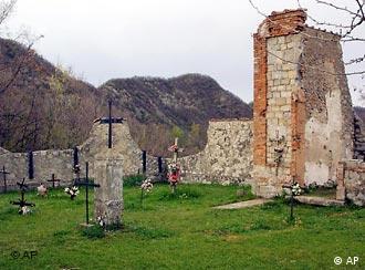 Casaglia cemetery view