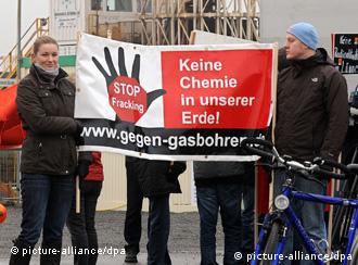 Протест проти "фрекінгу" у Німеччині