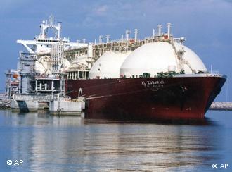 Liquid Natural Gas (LNG) tanker ship 
(AP Photo)
