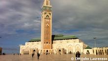 Hassan II Moschee in Casablanca; Marokko, Januar 2012; Copyright: DW/John Laurenson