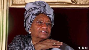Na slici je liberijska predsjednica Ellen Johnson-Srleaf