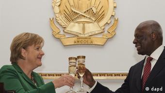 A visita de Angela Merkel a Luanda, em 2011, impulsionou as relações com Angola