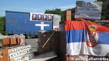 Serbian barricades in northern Kosovo (Photo: dpa)