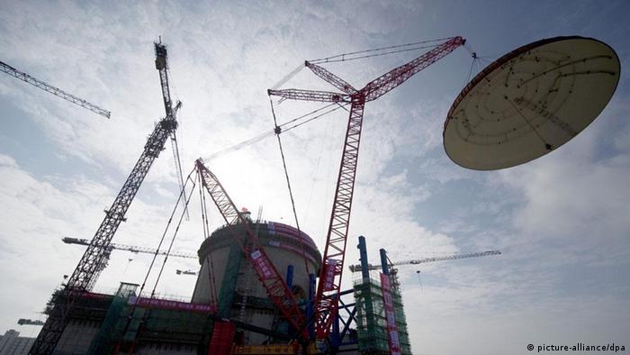 China Atomkraftwerk Baustelle Tangxing