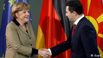 Angela Merkel and Nikola Gruevski in Berlin
copyright: Michael Sohn/AP/dapd