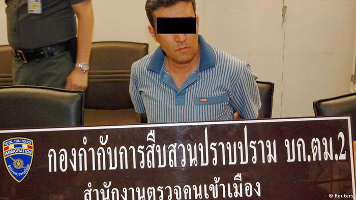 محمد رضا خزایی ۴۲ ساله، ایرانی دستگیری‌شده‌ی مظنون به تروریست در تایلند