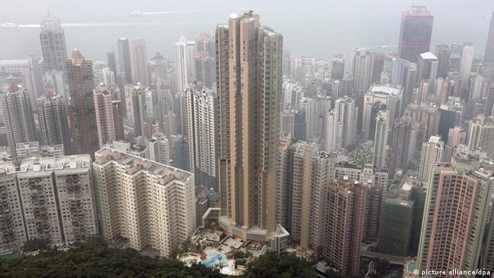 Highrises on Hong Kong island