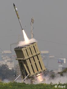 سامانه پدافند موشکی اسرائیل موسوم به گنبد آهنین