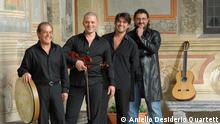 Aniello Desiderio and three of his brothers and fellow musicians