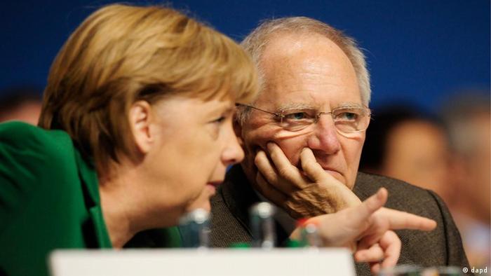 Duo Merkel/Schäuble u povjerljivom razgovoru