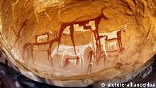 Cave paintings from Uwaynat, dating back to when the Sahara was still a savannah

