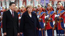 Angela Merkel in Mongolia