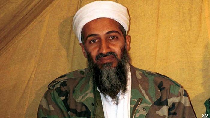 Afghanistan Terror Porträt von Osama bin Laden