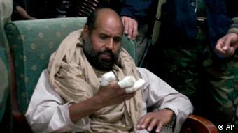 Saif al-Islam baada ya kutekwa kwake mwaka 2011.