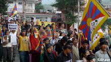 Chime Youngdung, Free Tibet March. Copyright: Stuart Braun 2012, Dharamsala, India