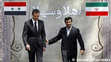 مناسبات سوریه و جمهوری اسلامی در دوران محمود احمدی‌نژاد بیش از همیشه تقویت شد و حتی به عقد پیمان دفاع مشترک رسید