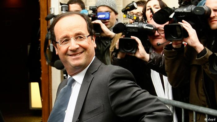 Francois Hollande Wahl in Frankreich