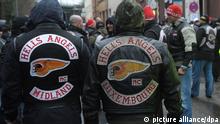 Members of the Hells Angels biker gang