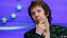 Catherine Ashton, encargada de Política Exterior de la UE. 