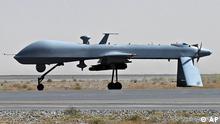 هواپیمای بدون سرنشین آمریکا در افغانستان. ایران برای هدف‌گرفتن این هواپیماها طالبان را آموزش موشکی داده است