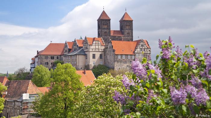 Stiftskirche und Schloss in Quedlinburg