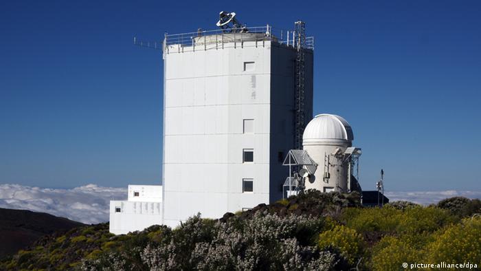 Gregor telescope on island of Tenerife