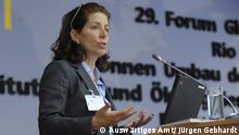 Marianne Fey, World Bank Chief Economist for Sustainable Development speaking at a Global Forum in May 2012