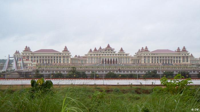 Parliamentary buildinng in Naypyidaw, Myanmar