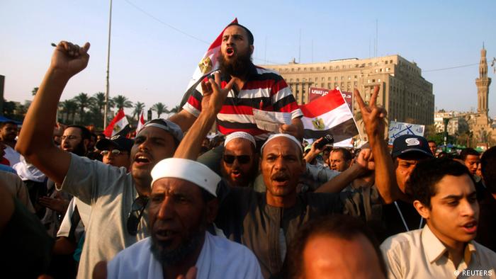 Friday's election protests brought thousands to Tahrir Square
