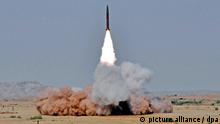 Pakistan tests a nuclear capable, Medium Range Ballistic Missile Hatf IV (SHAHEEN 1) surface-surface ballistic missile +++(c) dpa - Bildfunk+++
