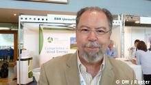 Ricardo Ampudia, presidente de la empresa de energías renovables, AMTEK, en Bonn


