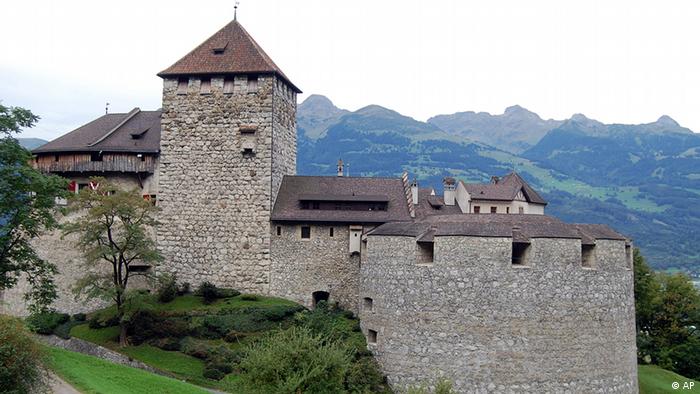 Liechtenstein Burg in Vaduz