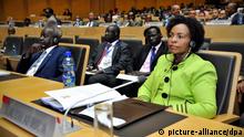 South African Minister of International Relations and Cooperation, Ms Maite Nkoana-Mashabane, at the Executive Ministerial Meeting of the AU. (Photo: dpa)