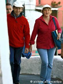 Ангела Меркель с супругом в отпуске