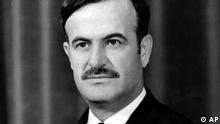 This is a portrait of Hafez al-Assad, the Syrian Head of State, in July 1973. gen. Assad was Prime Minister of Syria in 1970-71 and led a military coup in 1971. He was elected President of the Syrian Arab Republic in March, 1971 and held the position for three decades until his death in June, 2000. (ddp images/AP Photo)
