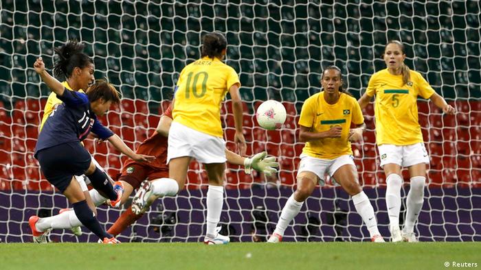 Shinobu Ohno faz segundo gol do Japão contra Brasil