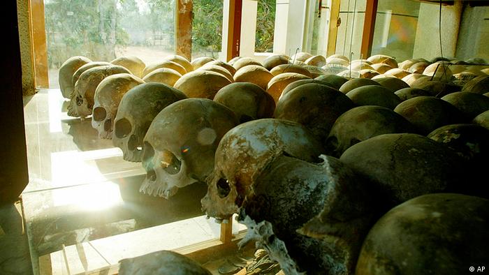 Skulls in Choeung Ek Killing Field Genocidal Museum outside Phnom Penh (Photo: David Longstreath)