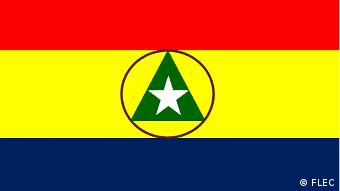 Bandeira adotada pela FLEC
