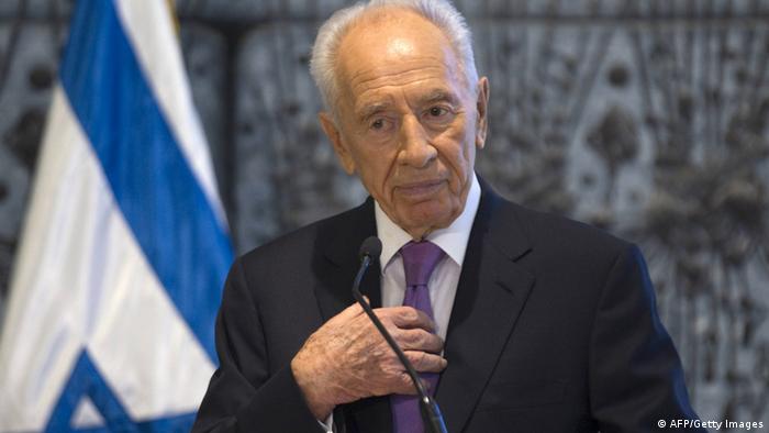 Shimon Peres 
Photo: MENAHEM KAHANA/AFP/GettyImages