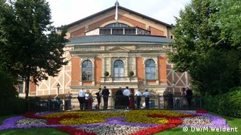 Das Festspielhaus in Bayreuth, aufgenommen im Juli 2012. Copyright: Medana Weident/ DW