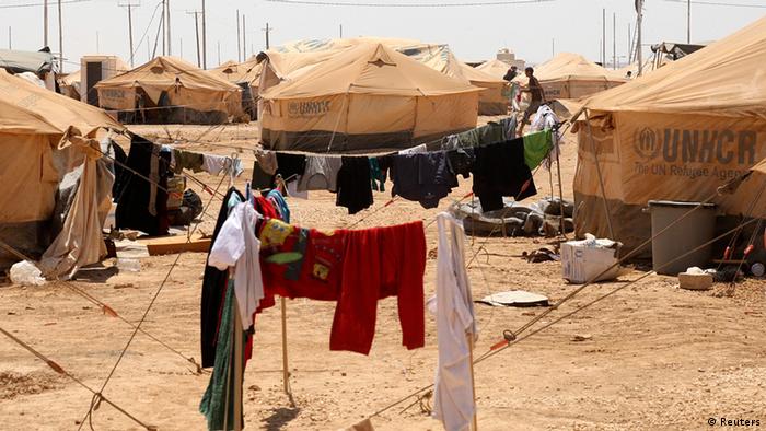 یکی از اردوگاه‌های آوارگان سوری در اردن