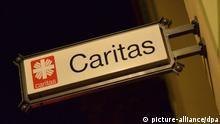 A Caritas sign Foto: Uwe Zucchi
