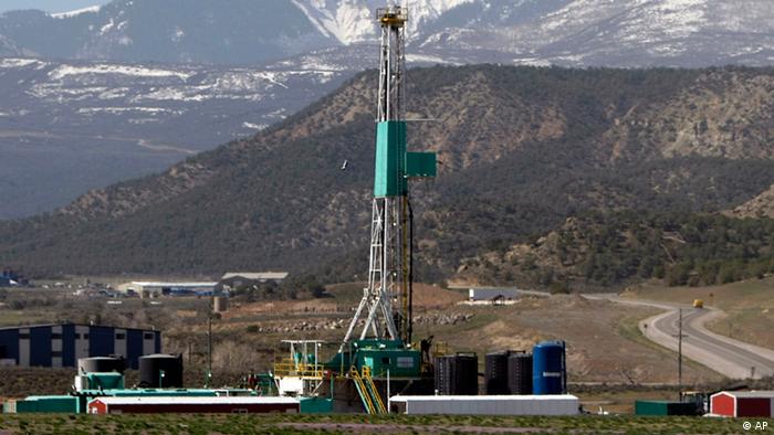 ABD'de fracking teknolojisini kullanan bir tesis