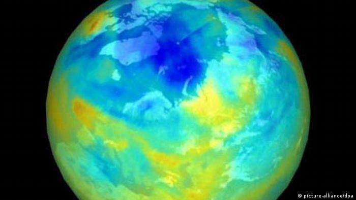 Ozonloch 鑴欏綍ber der Arktis