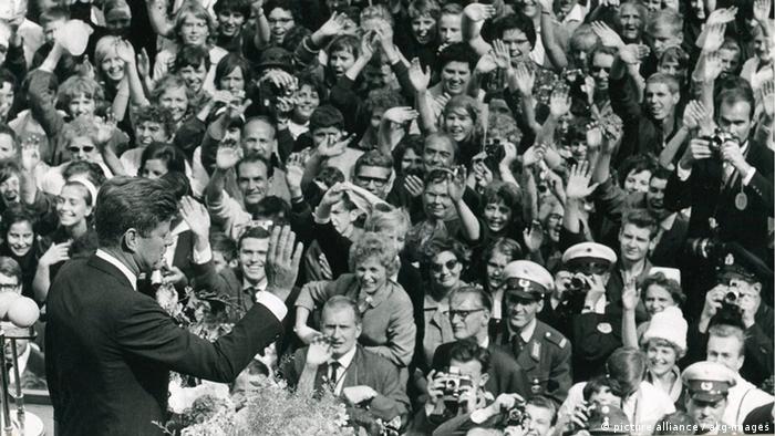 John F. Kennedy in Berlin, 'Ich bin ein Berliner'. - Foto. 