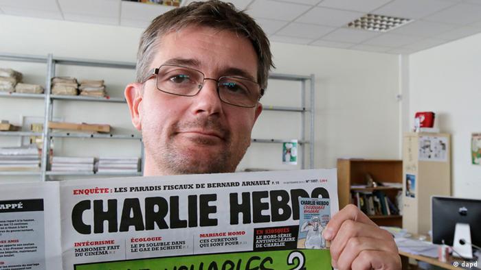 Stéphane Charbonnier, redactor jefe del semanario. 