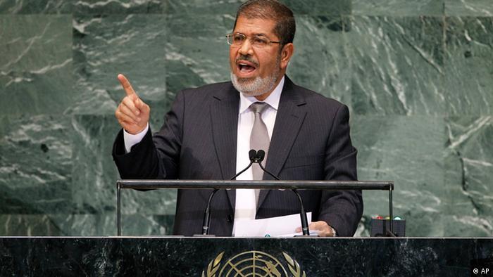 Mohammed Morsi, President of Egypt (Foto:Jason DeCrow/AP/dapd)<br /><br />
