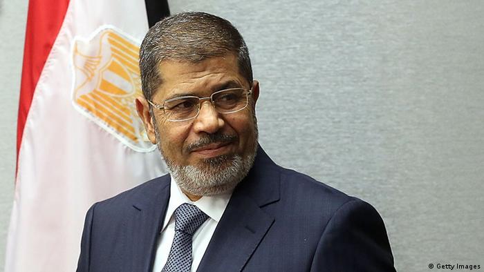 Egyptian President Mohamed Mursi at the United Nations during a meeting at the General Assembly on September 25, 2012 in New York City. Over 120 prime ministers, presidents and monarchs are gathering this week at the U.N. for the annual meeting. 