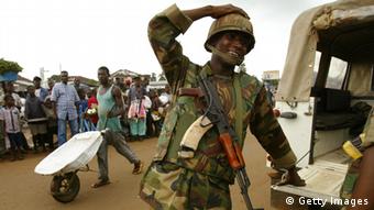 ECOMOG Truppen in Liberia