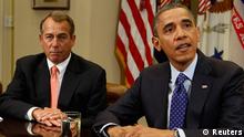 President Obama and Speaker of the House John Boehner. (Reuters/Larry Downing)